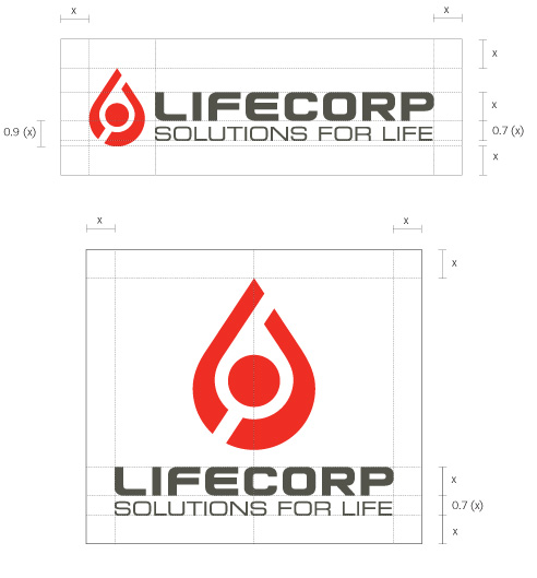 LC Lifecorp brand identity