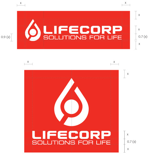 LC Lifecorp brand identity