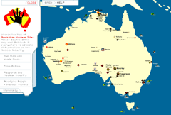Australian Map Of Nuclear Sites V1