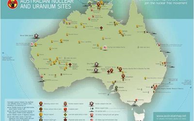Nuclear and Uranium Sites Poster